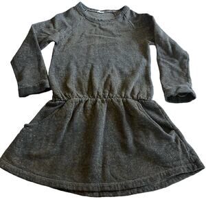 Soft Gallery girls gold splatter sweatshirt dress size 7